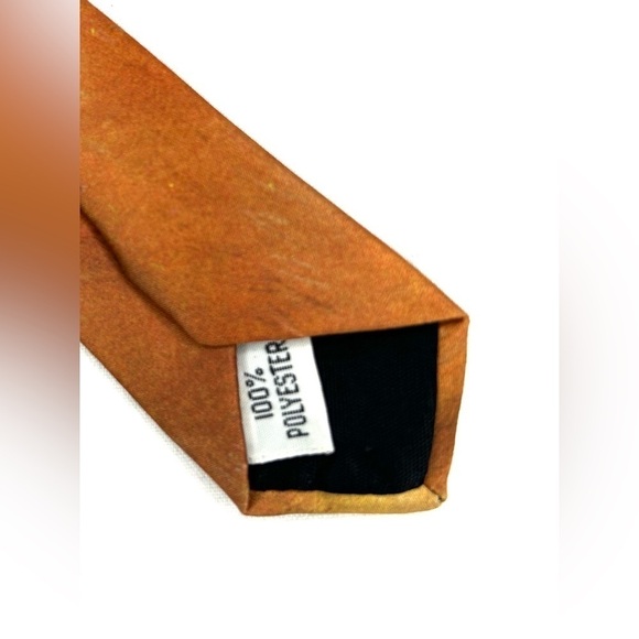 Tie One On Vintage 80's Golden Lion Men’s Neck Tie Lions Head and Fur Pattern OS - Picture 5 of 7